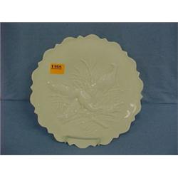 12" "Peacock" Custard Plate...