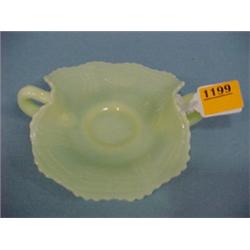 7 1/2"D Custard Glass Nappy...