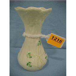 6"H Irish Belleek Vase...