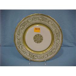 11" Gold Decorated Plate...