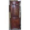 Image 1 : 71"H x 26"W Mahogany Corner Curio...