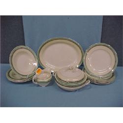 Thirteen Pcs. English Dinnerware...