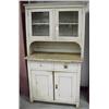 Image 1 : 71"H x 39"W Pine Kitchen Cabinet...