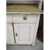 Image 2 : 71"H x 39"W Pine Kitchen Cabinet...