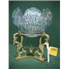Image 1 : 9"H Fenton Candle Lamp...