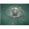 Image 2 : 11"D Crystal Bowl and Tray...