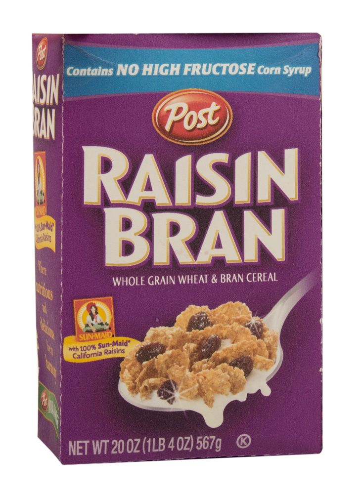 Raisin Bran Cereal Box from Silver Linings Playbook