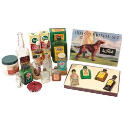 Barbershop supplies (14), Fitch's grooming products, incl NOS "A Man's Companion Set" in box, others