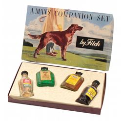 Barbershop supplies (15), Fitch's grooming products, incl NOS "A Man's Companion Set" in box, others