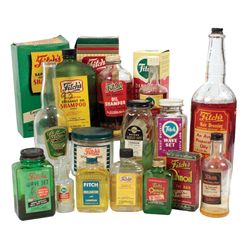 Barbershop supplies (15), Fitch's grooming products, incl NOS "A Man's Companion Set" in box, others