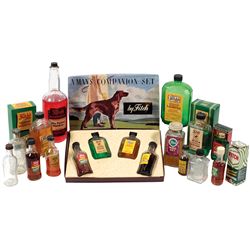 Barbershop supplies (14), Fitch's grooming products, incl NOS "A Man's Companion Set" in box, others