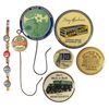 Image 1 : Advertising celluloid pocket mirrors, bill hooks, paperweight, etc. (10), White Pearl Macaroni, Pell