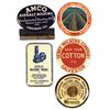 Image 1 : Advertising celluloid pocket mirrors, whetstones & clip (5), Burge Machine Works-Chicago & Masonite 