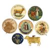Image 1 : Advertising pinbacks & charm (7), Sharples Cream Separator, Ceresota Flour, Horlick's Malted Milk, S