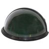 Image 2 : Collar button display case & box (2), unusual wood & curved glass half-round case w/metal tag, "Back