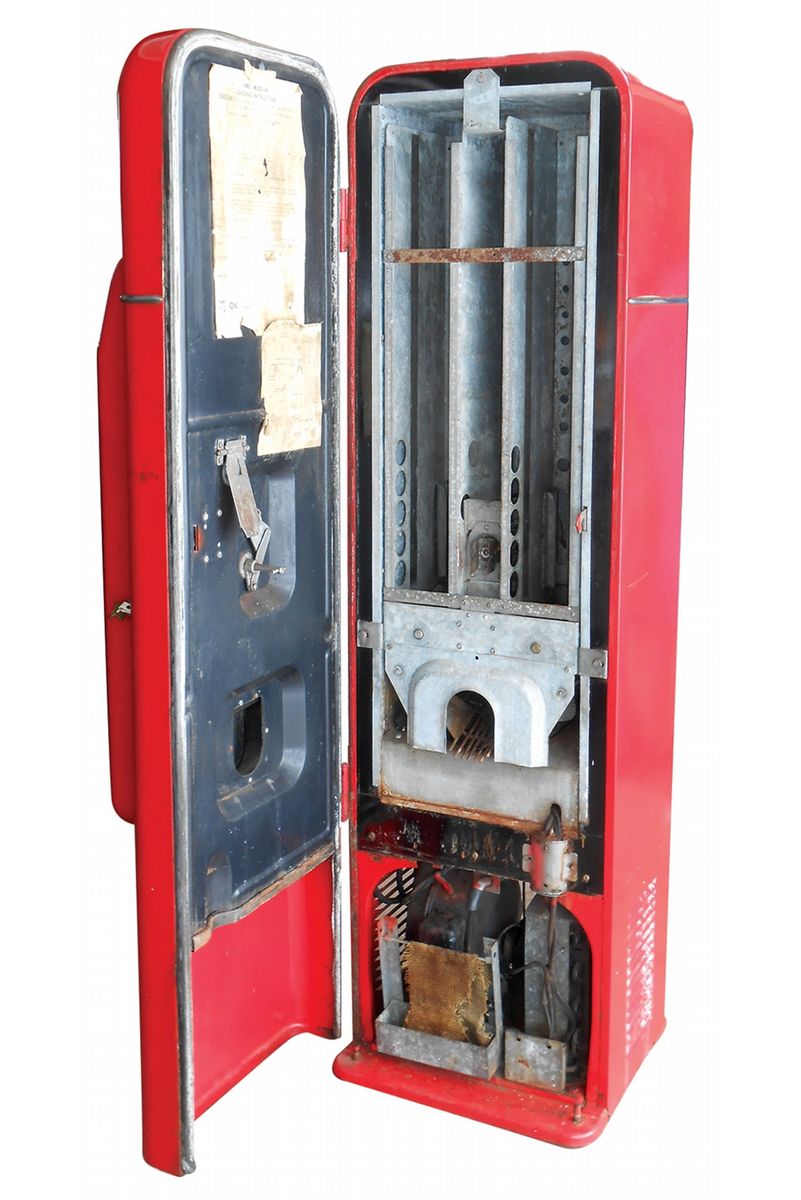 Coca-Cola machine, Vendo 44, 10 Cent, embossed front, c.1950's, vends ...