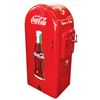 Image 1 : Coca-Cola machine, Jacobs JSC 160, 5 Cent, older exterior restoration w/decals, VG/Exc cond w/minor 