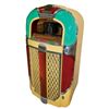 Image 1 : Coin-operated juke box, Rockola, Model 1428 "Magic Glo", c.1949, 78 rpm w/20 selections, painted blo