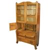 Image 2 : Furniture, drop front secretary w/bookcase top & drwrs below, referred to as a cowboy's desk w/large