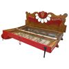 Image 2 : Furniture, lounge chaise sofa that makes into a sleeper sofa, mfgd by Wm Prufrock, Mfgr of Parlor Su