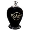 Syrup dispenser, Buckeye Root Beer, The Cleveland Fruit Juice Co.-Cleveland, Ohio, black w/white let