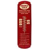 Image 1 : Soda fountain thermometer, Double Cola Special Syrup Room Aging Guide, litho on metal, Exc cond, 5"W