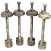 Image 1 : Syrup dispenser pumps (4), early 1900's pumps w/round tops, Fair to Good cond missing button inserts