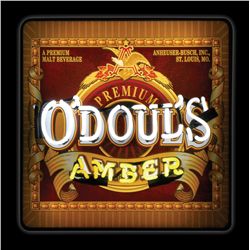 Breweriana neon sign, "O'Doul's Amber," NOS cond, 20"H x 20"W.