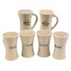 Image 1 : Soda fountain Hires stoneware mugs (6), one w/2 faint hairlines, rest in Exc cond, ea 6"H.