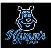 Image 1 : Breweriana neon sign, "Hamm's on tap," c.1970's, Exc cond w/minor signs of use, 22.5"H x 22"W.