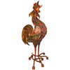 Image 1 : Trade sign, rooster, orig to Southern US pancake house chain, papier-mâché & composition, orig paint