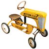 Image 1 : Child's pedal tractor, Western Flyer w/chain drive, Model B-517, Good orig cond, 26"H x 34"L.