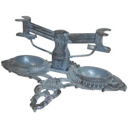 Cigar cutter, painted cast iron, mfgd by Erie Specialty Co.-Erie PA, patd 1904 on bottom, an usual d