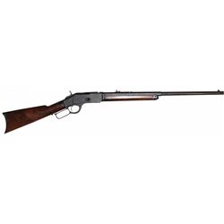 Firearm, rifle, Winchester Model 1873 lever action .32 cal hex barrel, Serial #392916B, Good wkg con