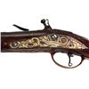 Image 3 : Firearm, miquelet flintlock pistol, engraved throughout, Good+ cond w/split in handle 20.5"L.
