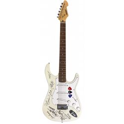 Autographed Guitar, Doobie Brothers, signed by Keith Knudsen (deceased,) Michael McDonald (deceased,