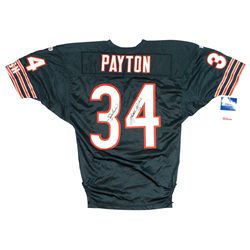 Sports, football, autographed jersey, signed "Sweetness" & "Walter Payton 34", an authentic Wilson N