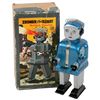 Image 1 : Toy, Zoomer The Robot w/orig box, battery-operated litho on metal, mfgd by T-N Japan, walks & eyes l