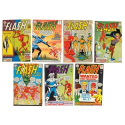 Comic books (7), The Flash, Natl Comics #117, '60 & Natl Periodical issues #133, '62 (sm tear on rt 
