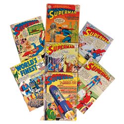 Comic books (7), Superman, Nat'l Comics, #146, '61 (cover loose w/tears); Superman, Nat'l Periodical