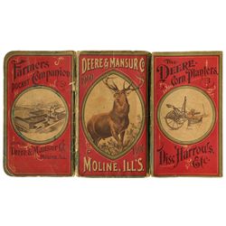 Deere & Mansur Co. Farmers Pocket Companion, c.1900-1901, "The Deere Corn Planters, Disc Harrows, et