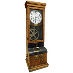 Time clock, International Time Recording Co.-Endicott, NY, orig to the old tractor factory in Dennis