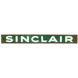 Petroliana, Sinclair 3-pc porcelain sign, a Very Rare dealership sign that originally had neon lette