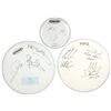 Image 1 : Autographed drum heads (3), Journey Air Supply & Head East, signed by Neal Schon, Graham Russell, Ru