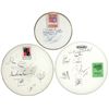 Image 1 : Autographed drum heads (3), The Marshall Tucker Band, Jethro Tull & Charlie Daniels, signed by Doug 
