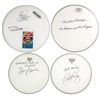 Image 1 : Autographed drum heads (4), Carol King, Gary Lewis, Michelle Phillips from Mamas & The Pappas & Mark