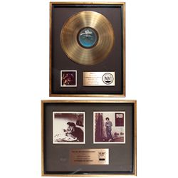 Music awards (2), Live at Budokan by Cheap Trick RIAA award for 500,000 sales presented to Tom Mille