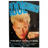 Image 1 : Autographed poster, huge Billy Idol poster, signed on fist, signature obtained in person by Steve Pi