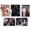 Image 1 : Autographed photos, (5), Star Wars, signed by Mark Hamill, Harrison Ford, Carrie Fisher, David Prows