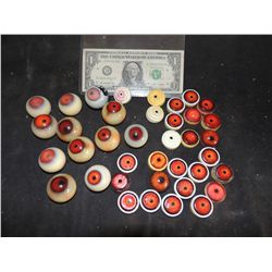 ANIMATRONIC PUPPET EYEBALLS HUGE LOT